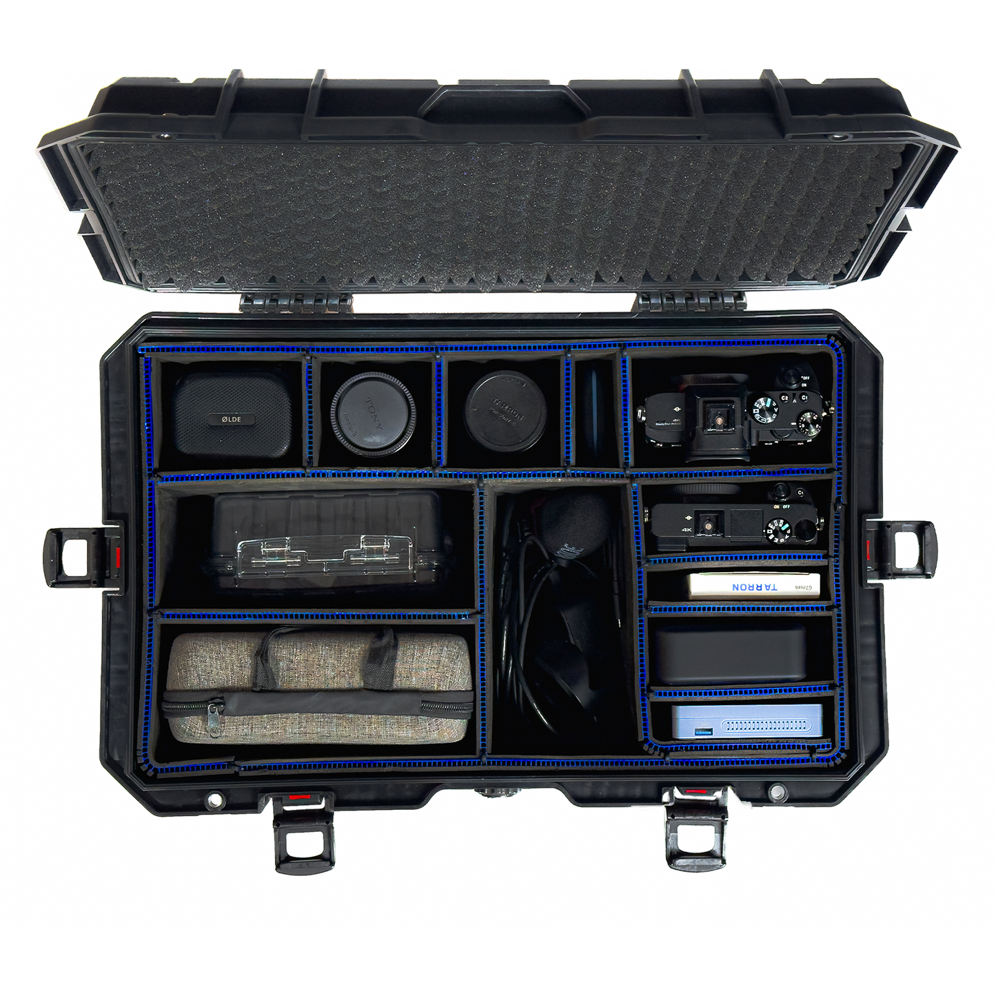DIY Divider System for Pelican 1615 & 6" Deep Storage Cases – Customizable Foam Insert Kit with Cutting Tool
