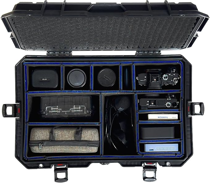 DIY Divider System for Pelican 1615 & 6" Deep Storage Cases – Customizable Foam Insert Kit with Cutting Tool