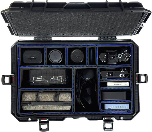 DIY Divider System for Pelican 1615 & 6" Deep Storage Cases – Customizable Foam Insert Kit with Cutting Tool