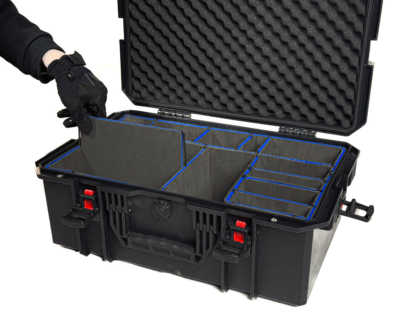 DIY Divider System for Pelican 1615 & 6" Deep Storage Cases – Customizable Foam Insert Kit with Cutting Tool