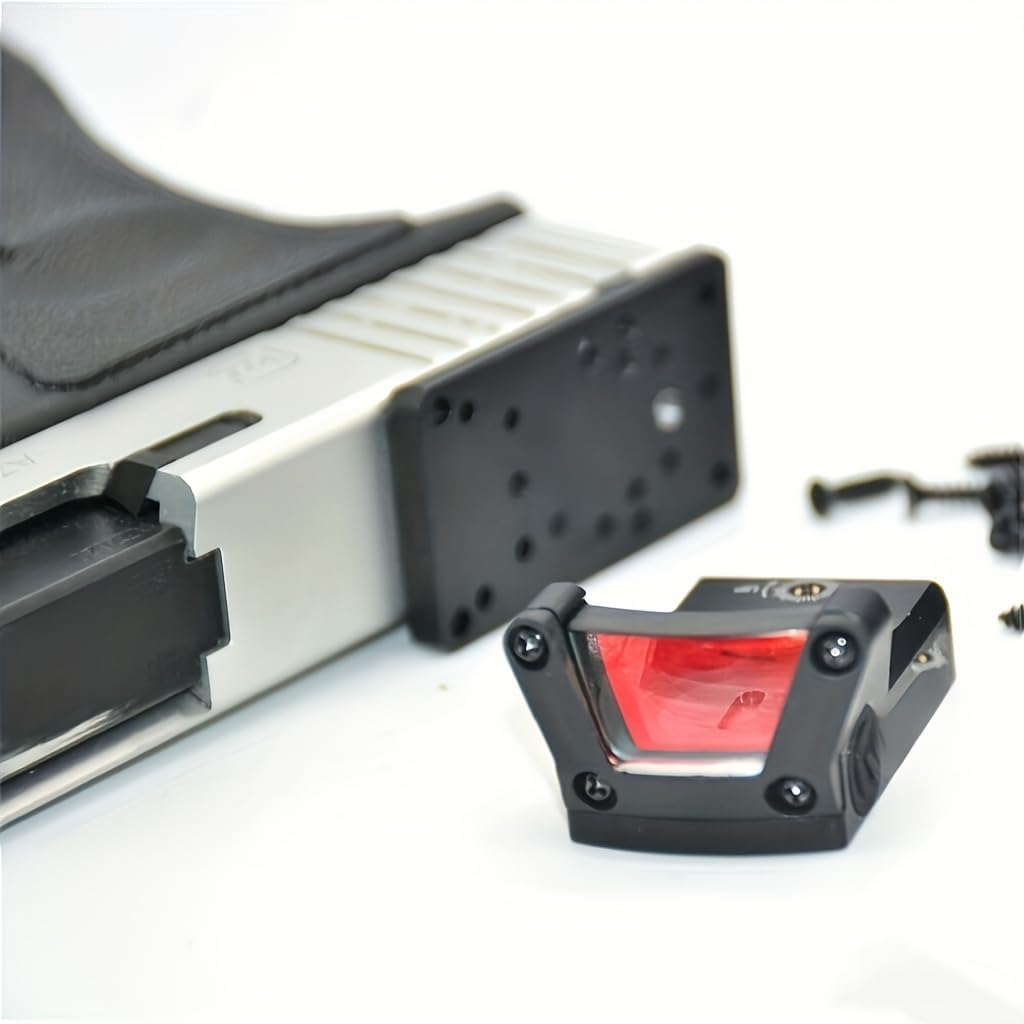Red Dot Sight Micro Pistol Sight Open-Top Rifle Scope, Multi-Reticle, 20mm Picatinny Rail Mount, Universal Mount, for Rapid-Fire Aiming Hunting Rifle